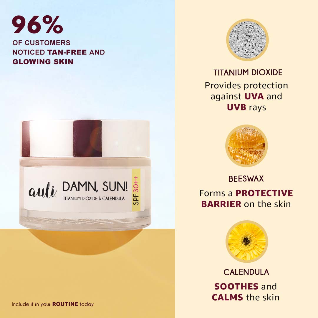 Vanity Wagon | Buy Auli Damn, Sun, Sunscreen with SPF 30+