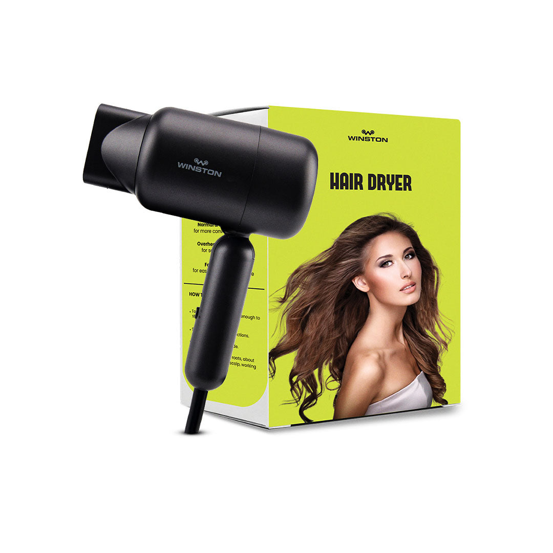 Winston Hair Dryer with Foldable Compact Design