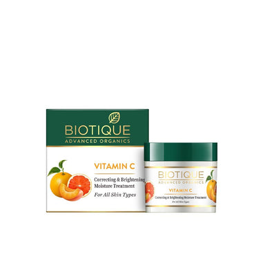Vanity Wagon | Buy Biotique Vitamin C Correcting and Brightening Moisture Treatment For All Skin Types