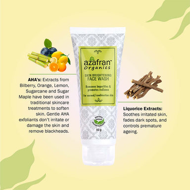 Vanity Wagon | Buy Azafran Organic Skin Brightening Face Wash