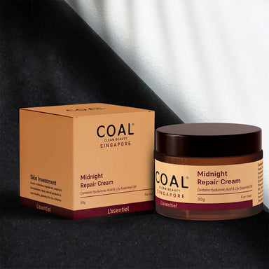Vanity Wagon | Buy COAL Clean Beauty Midnight Repair Cream with Hyaluronic Acid & Lily Essential Oil