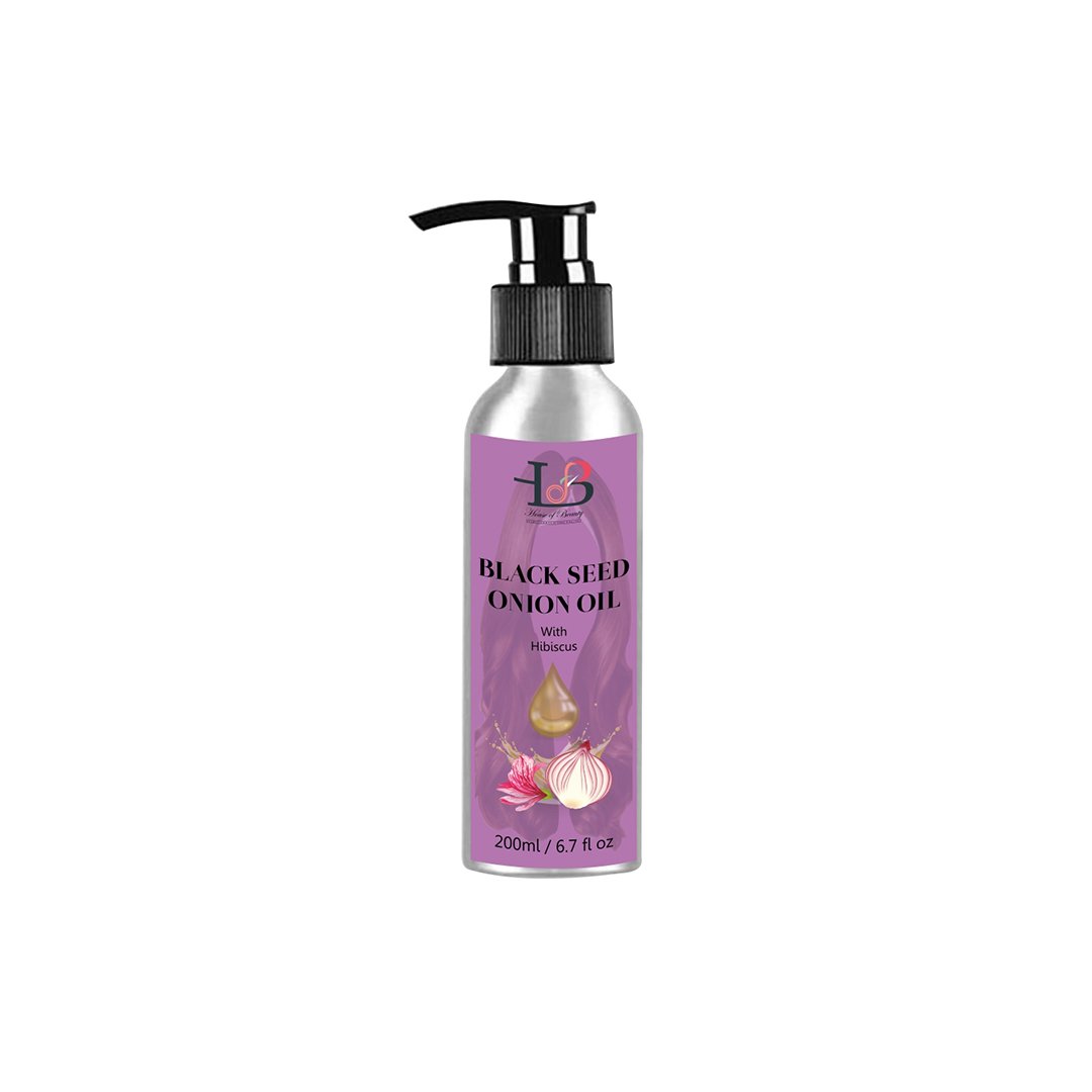 House Of Beauty Black Seed Onion Oil with Hibiscus