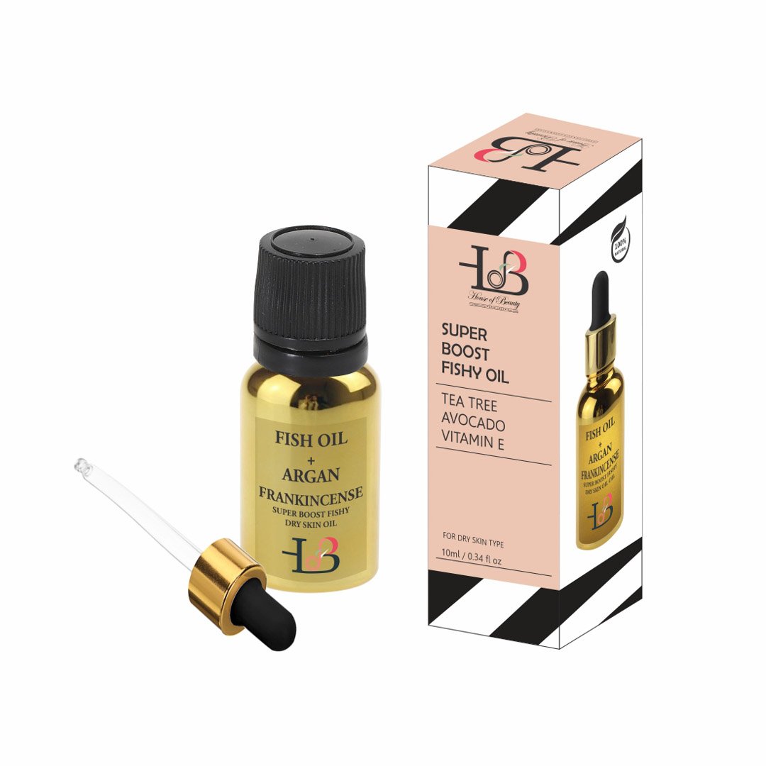 House Of Beauty Fish Oil, Argan and Frankincense Face Oil for Dry Skin