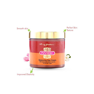 Vanity Wagon | Buy Inveda Skin Balancing Day Cream with Damascena Rose & Jasmine