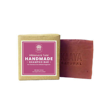 Vanity Wagon | Buy Kaaya Natural Hibiscus & Tulsi Handmade Shampoo Bar