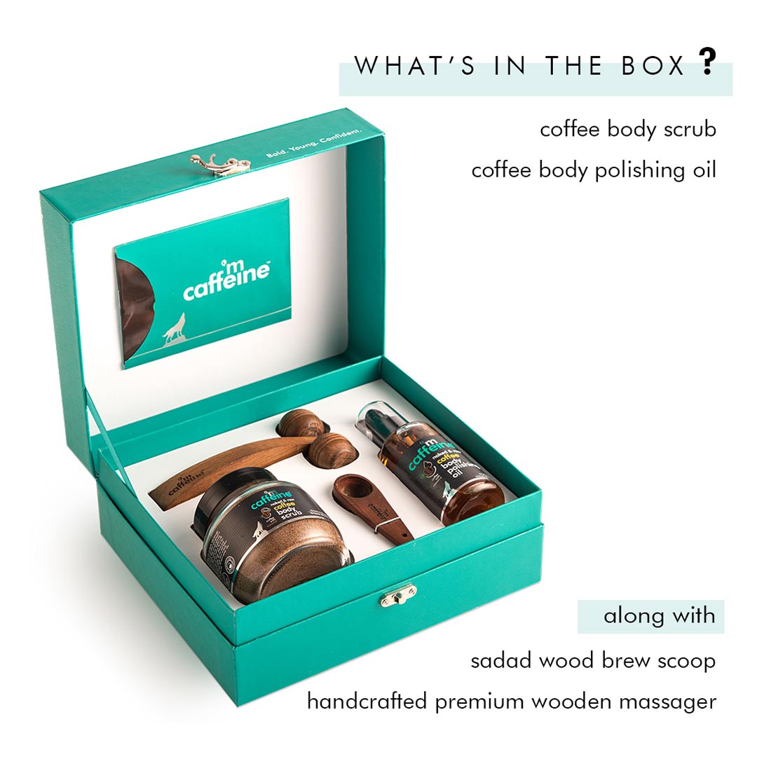 Vanity Wagon | Buy mCaffeine Coffee De-Stress Skin Care Gift Kit