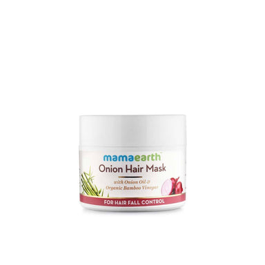 Mamaearth Onion Hair Mask for Hair Fall Control with Onion Oil and Organic Bamboo Vinegar -1