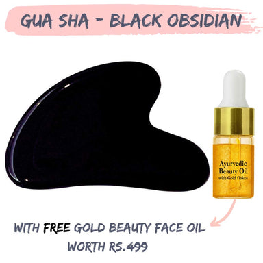 Buy Natural Vibes Black Obsidian Face Gua Sha