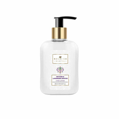 Nourish Mantra Vetiver and Lavender Upayas Hand Lotion with Almond Oil and Shea Butter