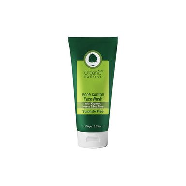 Organic Harvest Acne Control Face Wash with Organic Neem and Tea Tree