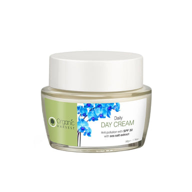Organic Harvest Daily Day Cream for Anti Pollution SPF 30 with Sea Salt Extract 50gm