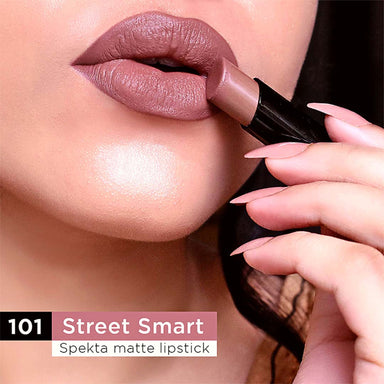 Vanity Wagon | Buy Spekta True Matte Lipstick- 101 Street Smart Nude Chocolate Brown