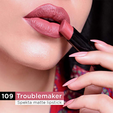 Vanity Wagon | Buy Spekta True Matte Lipstick- 109 Troublemaker Terracotta