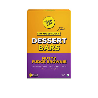 Vanity Wagon | Buy Yoga Bar Nutty Fudge Brownie Dessert Bar, Pack of 5