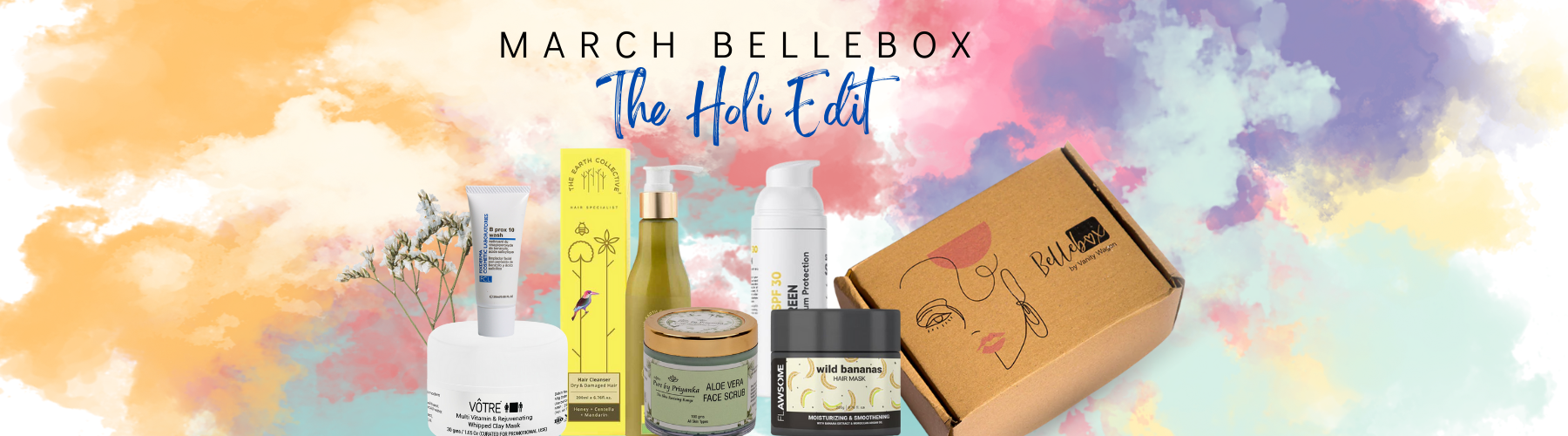 Pamper Your Skin Post Holi With Our March Bellebox!