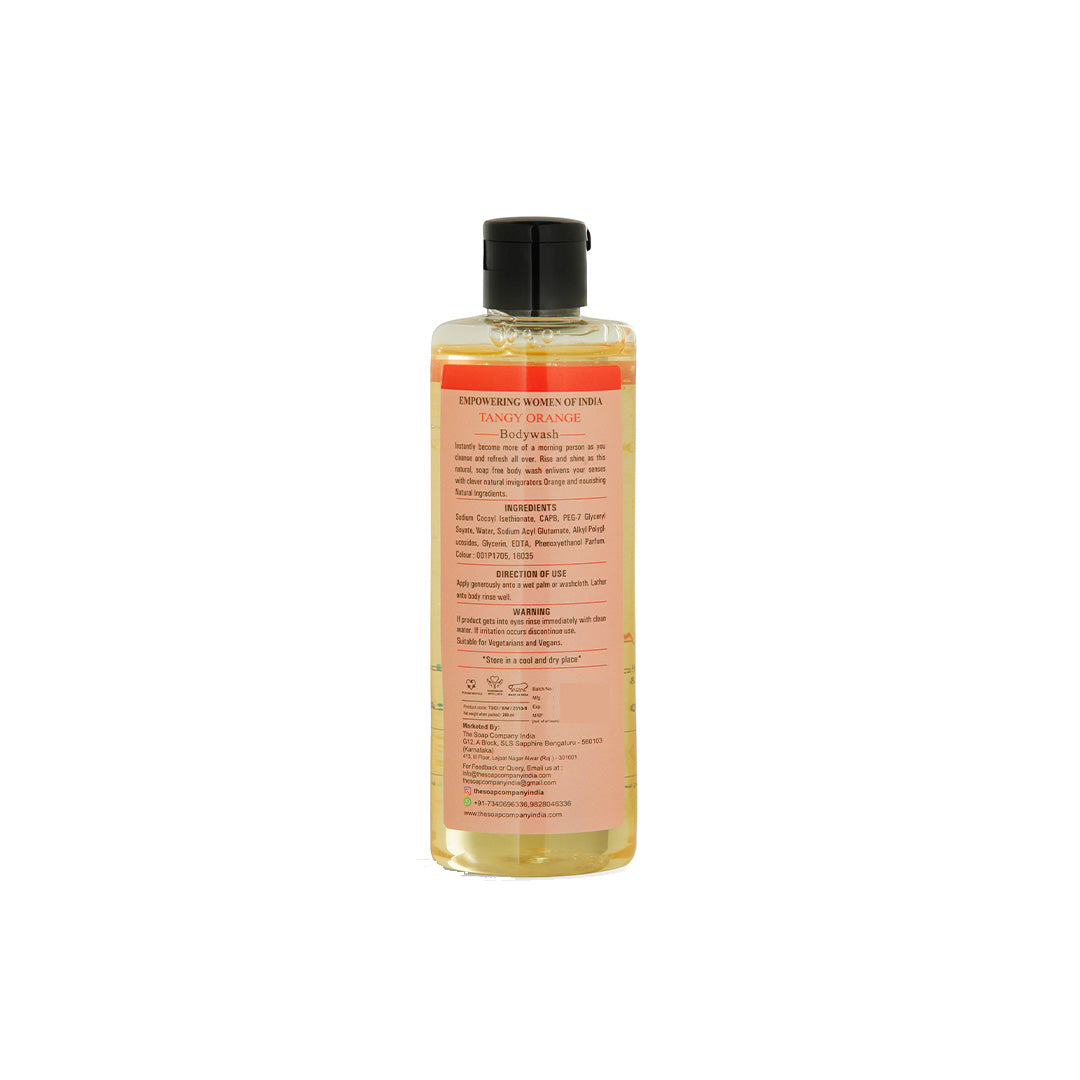 The Soap Company India Tangy Orange Body Wash with Orange Peel Extract