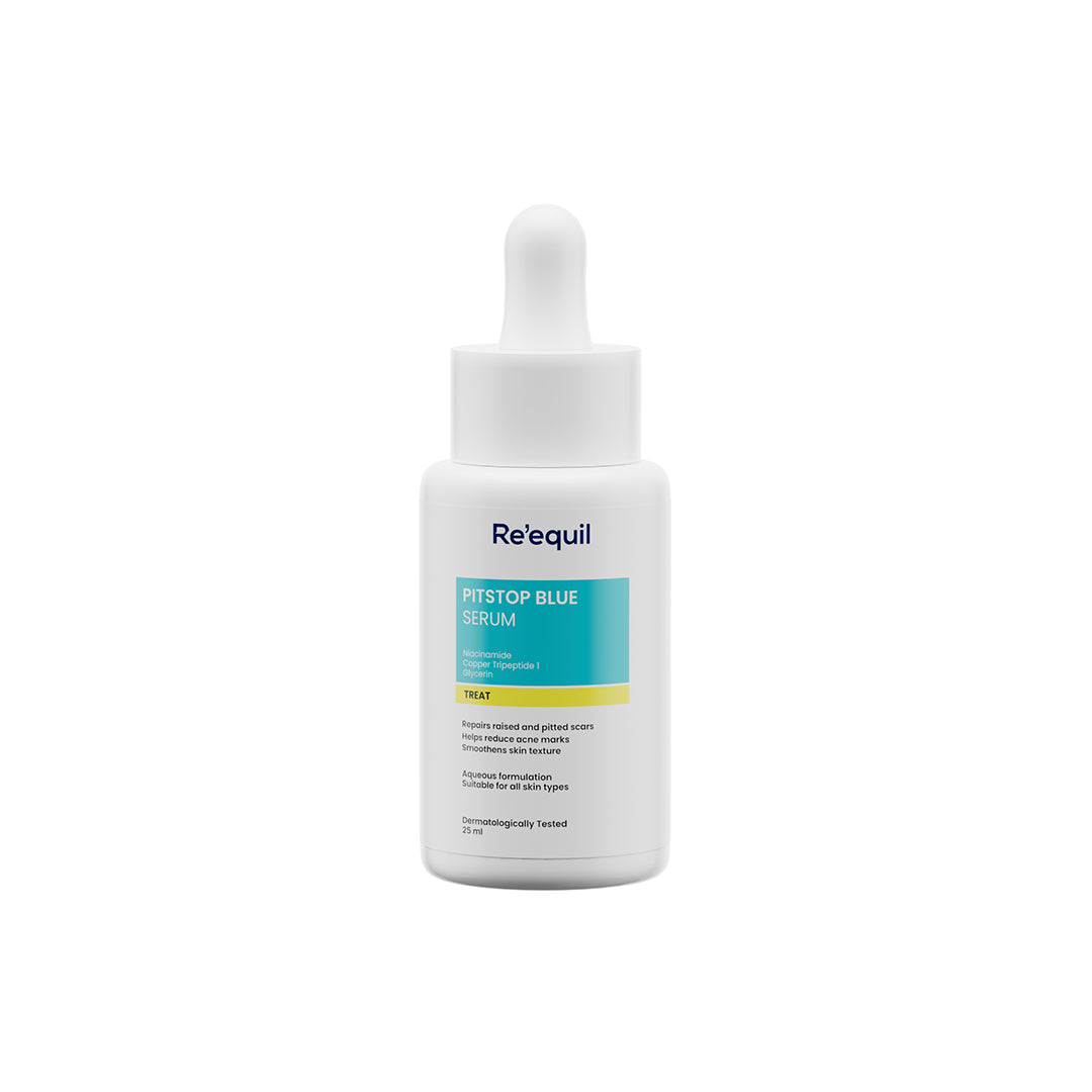 Re'equil Pitstop Blue Niacinamide Serum for Acne Scars & Marks
