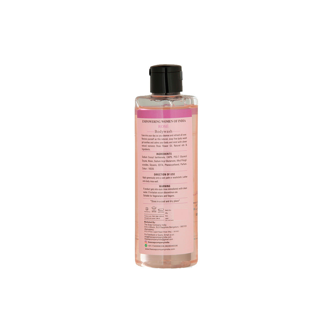 The Soap Company India Rosé Body Wash with Rose Oil