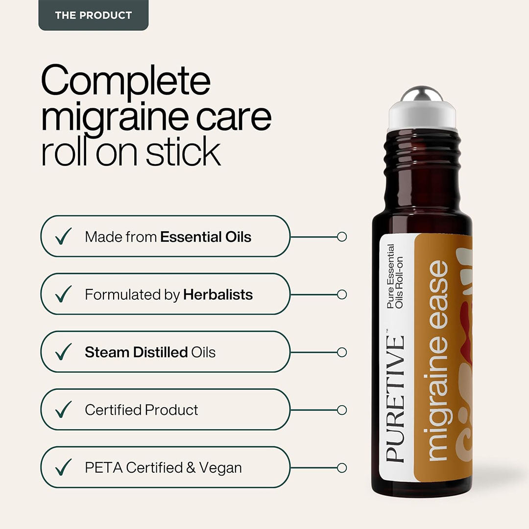 Puretive Migraine Ease Headache Relief Roll on