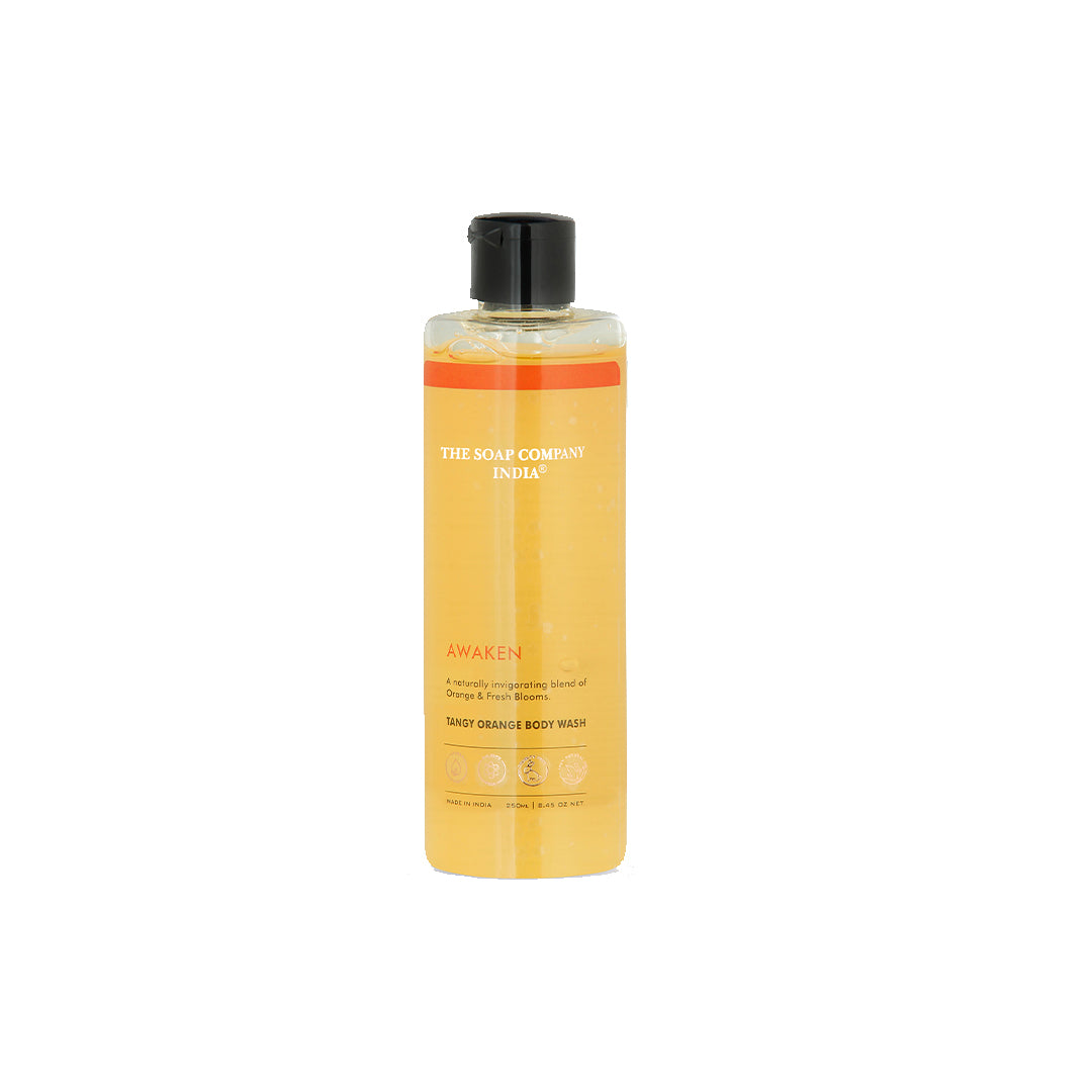 The Soap Company India Tangy Orange Body Wash with Orange Peel Extract
