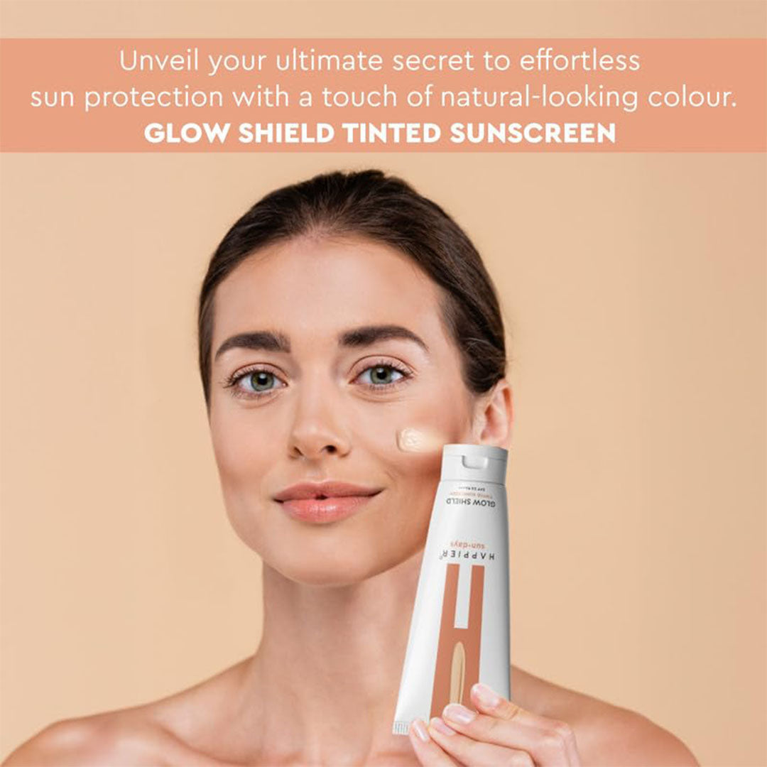 Happier Tinted Glow Shield Sunscreen SPF 50+PA+++