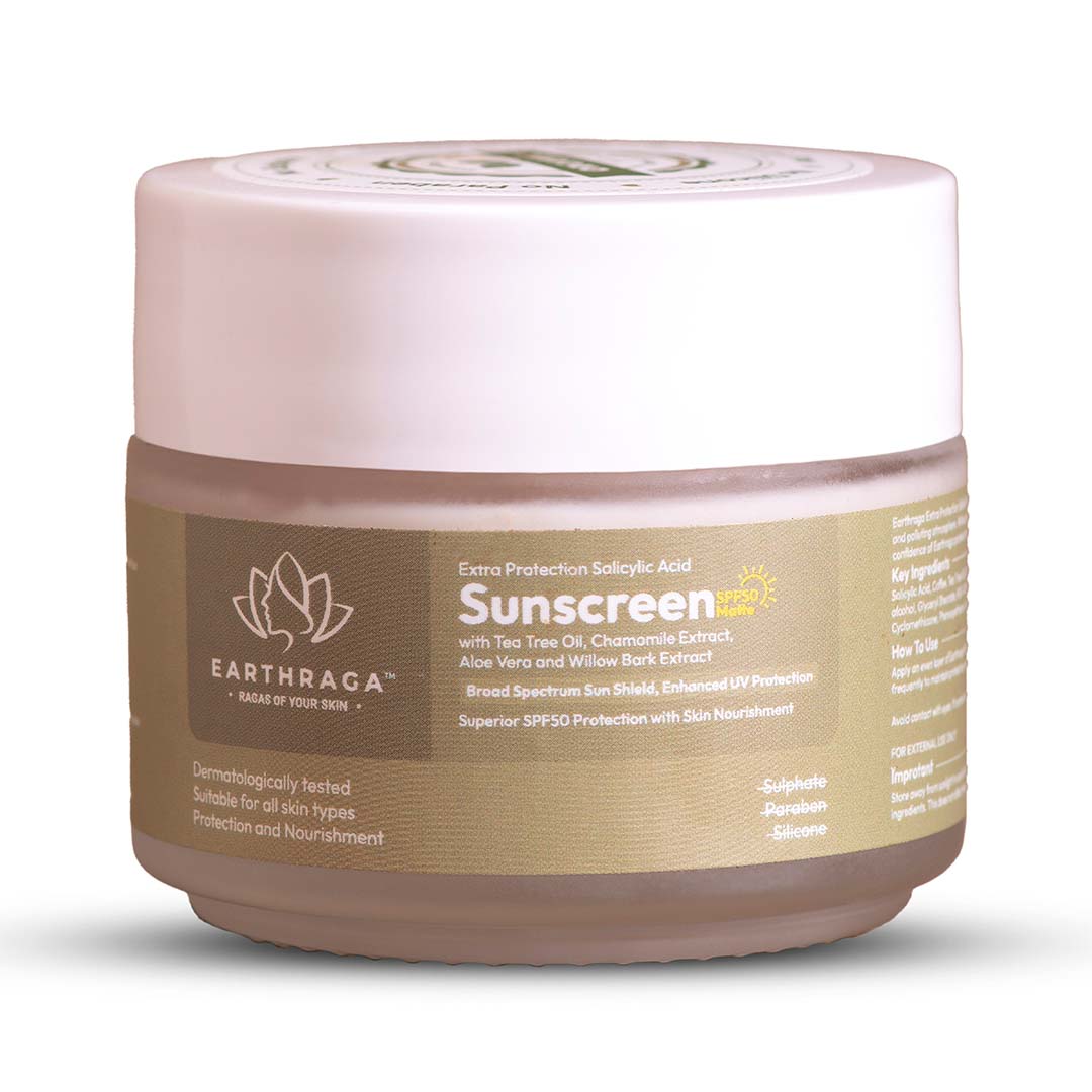 Earthraga Extra Protection Salicylic Acid Sunscreen SPF 50 Matte