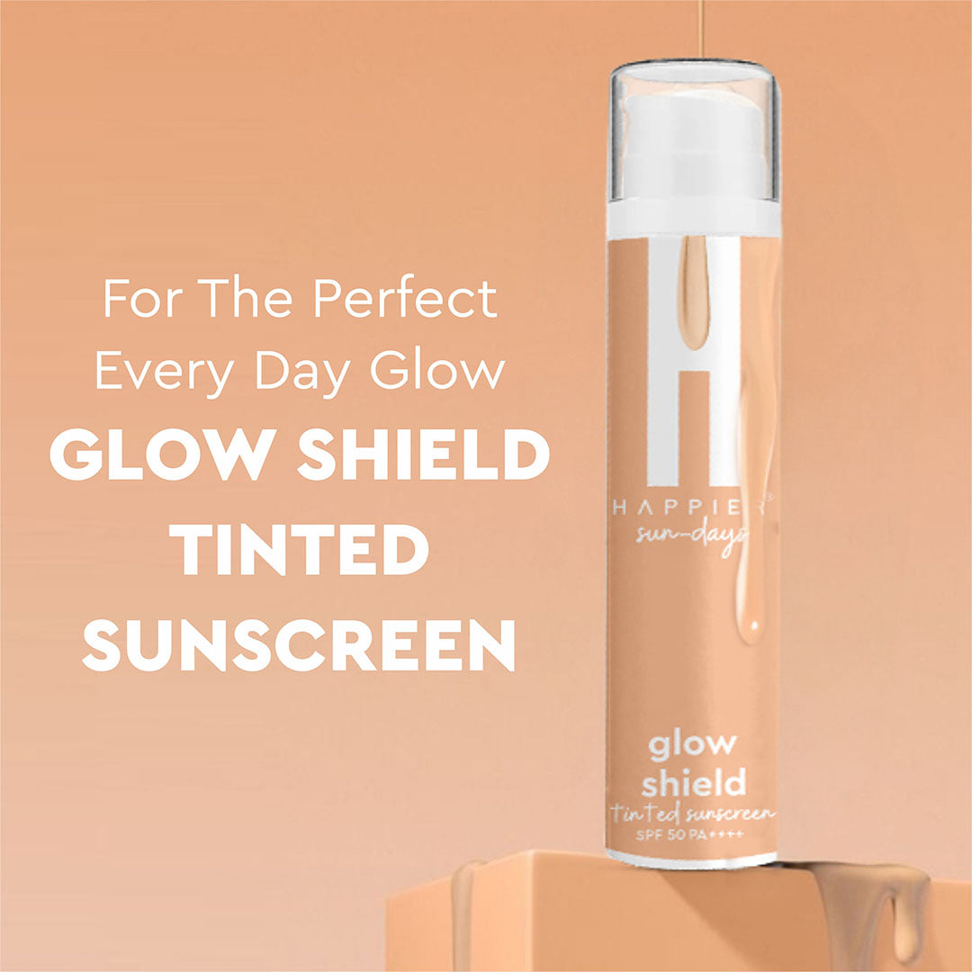 Happier Tinted Glow Shield Sunscreen SPF 50+PA+++