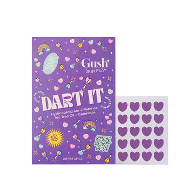 Vanity Wagon | Buy Gush Beauty Dart It Hydrocolloid Pimple Patches For Acne, Zits & Blemishes, Purple Heart