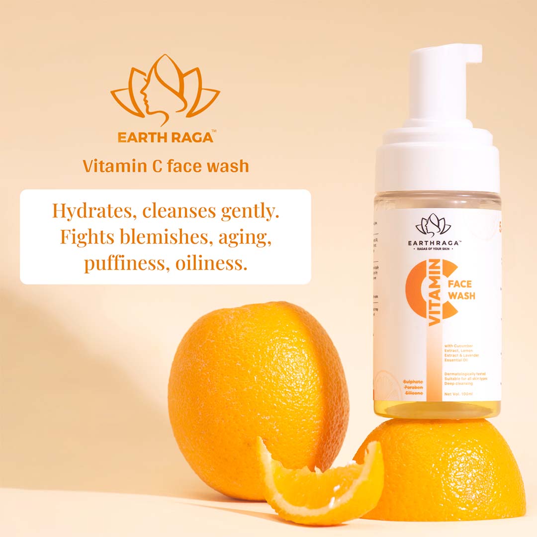 Earthraga Vitamin C Foaming Face Wash