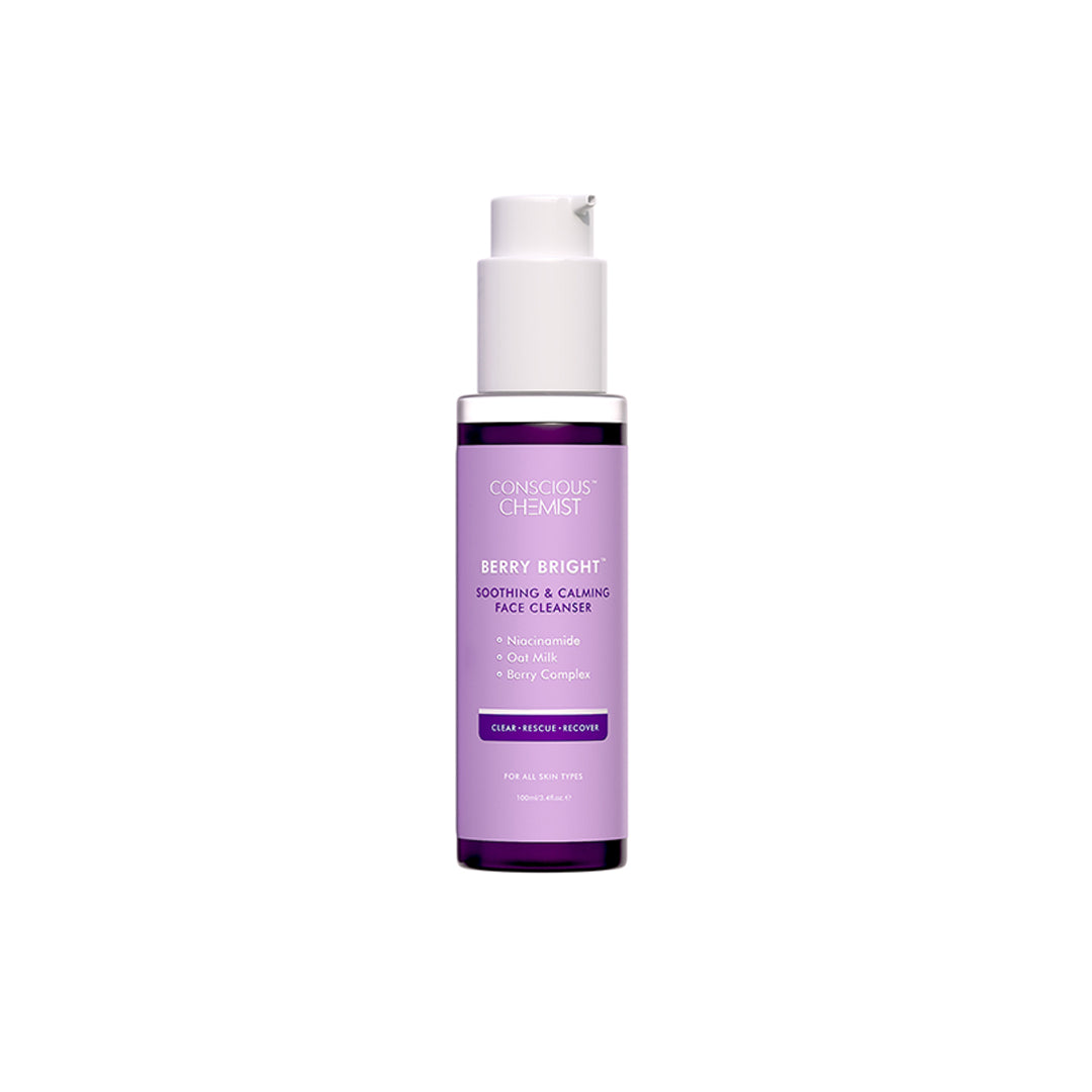 Conscious Chemist® Pore Refining Brightening Face Wash with Niacinamide, BlueBerry & AcaiBerry Extracts