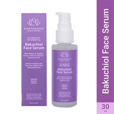 Vanity Wagon | Buy Earthraga Anti- Ageing and Skin Brightening Bakuchiol Face Serum