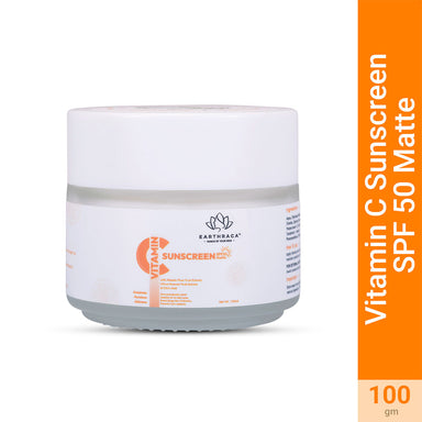 Vanity Wagon | Buy Earthraga Vitamin C Sunscreen SPF 50 Matte