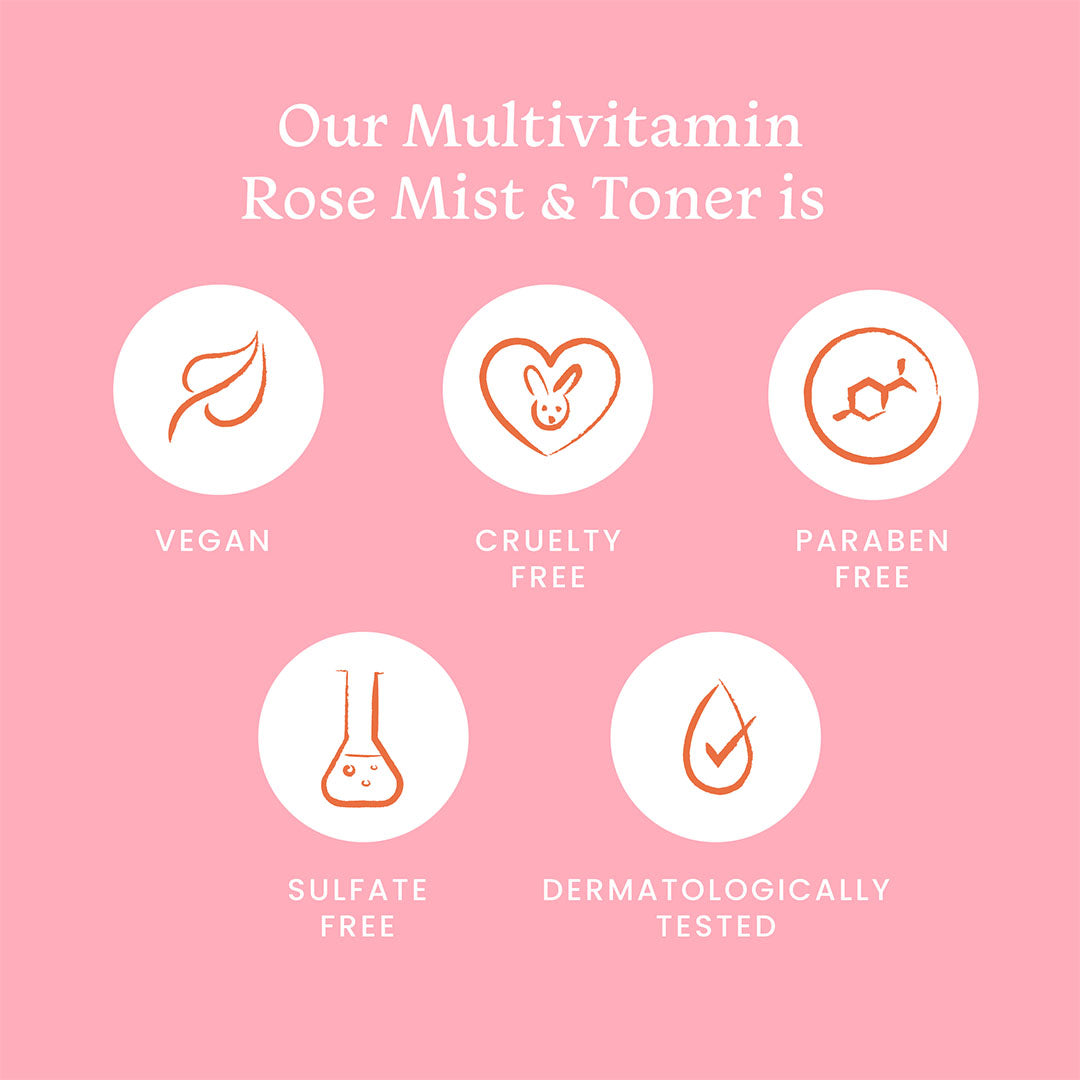 Vanity Wagon | Buy Foxtale Essentials Multivitamin Rose Mist & Toner with Niacinamide