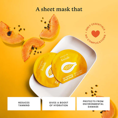 Vanity Wagon | Buy Foxtale Essentials Tan Removal Sheet Mask with Vitamin C