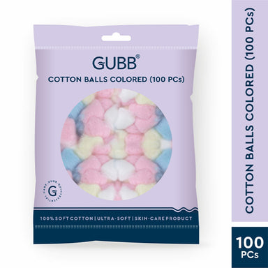 Vanity Wagon | Buy GUBB Colored Cotton Balls 100 Pieces