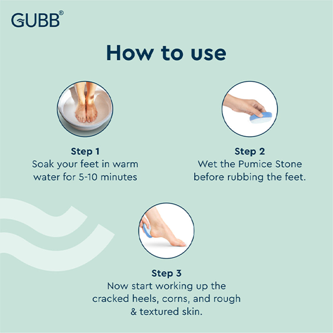 Vanity Wagon | Buy GUBB Pumice Stone For Feet Dead Skin Removal