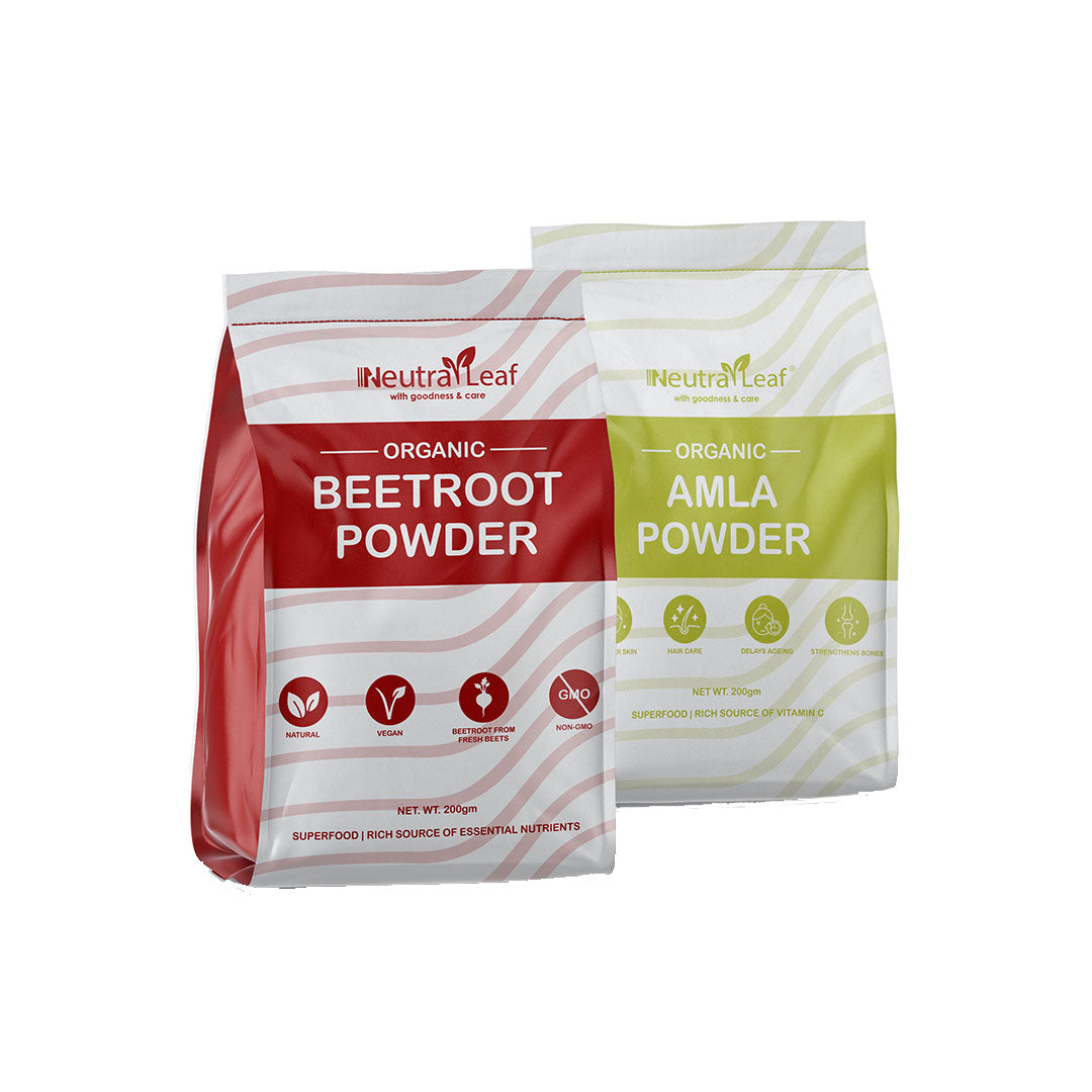 NeutraLeaf Glow UP Amla & Beetroot Powder