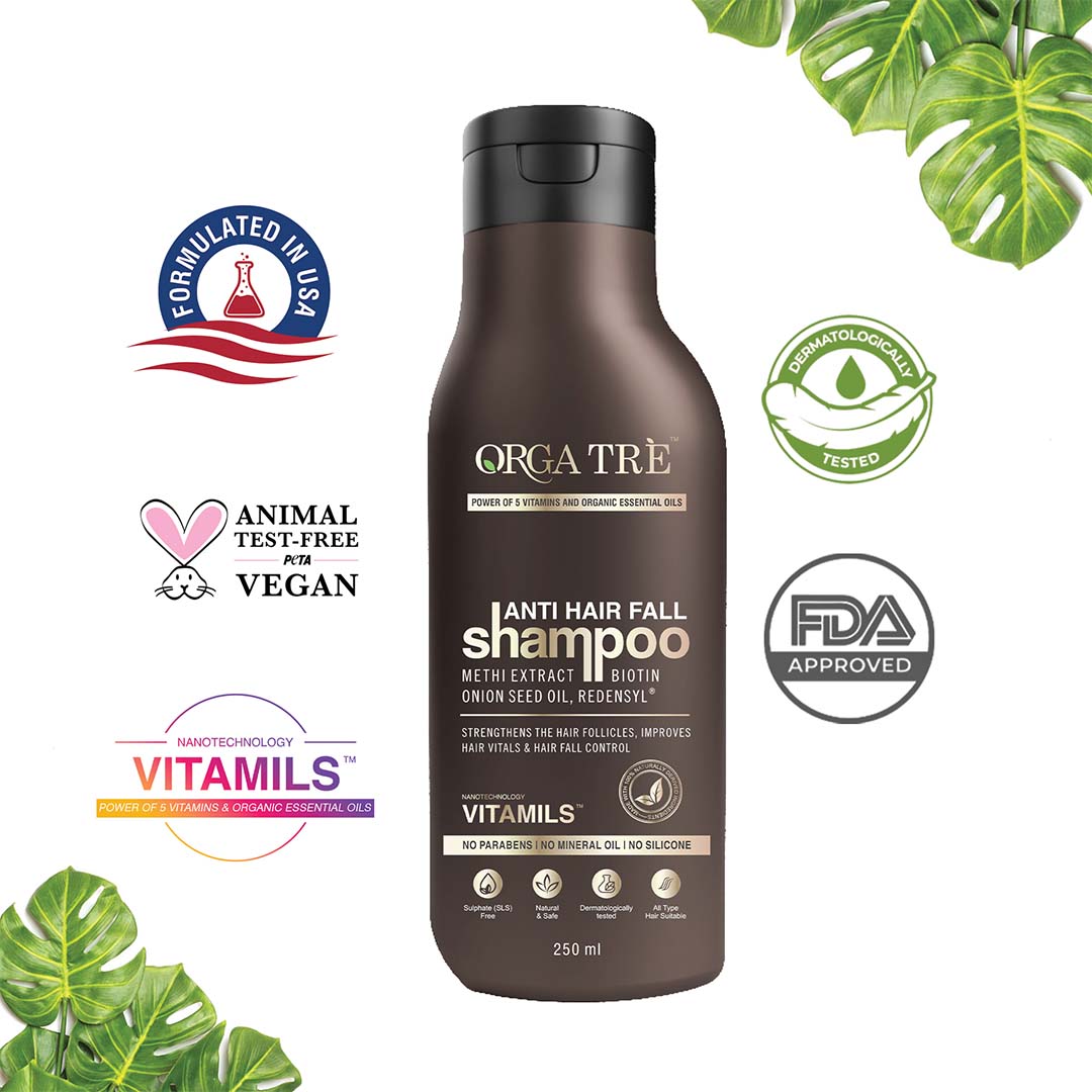 Vanity Wagon | Buy Orgatre Anti Hair Fall Shampoo with Biotin & Onion Seed Oil