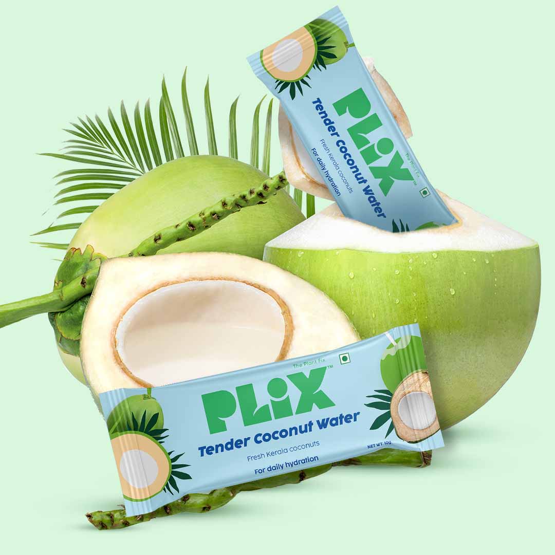 Vanity Wagon | Buy PLIX Tender Coconut Water Premix Powder with Electrolytes for Instant Energy & Hydration| Nariyal Paani for Daily Hydration & Healthy Skin