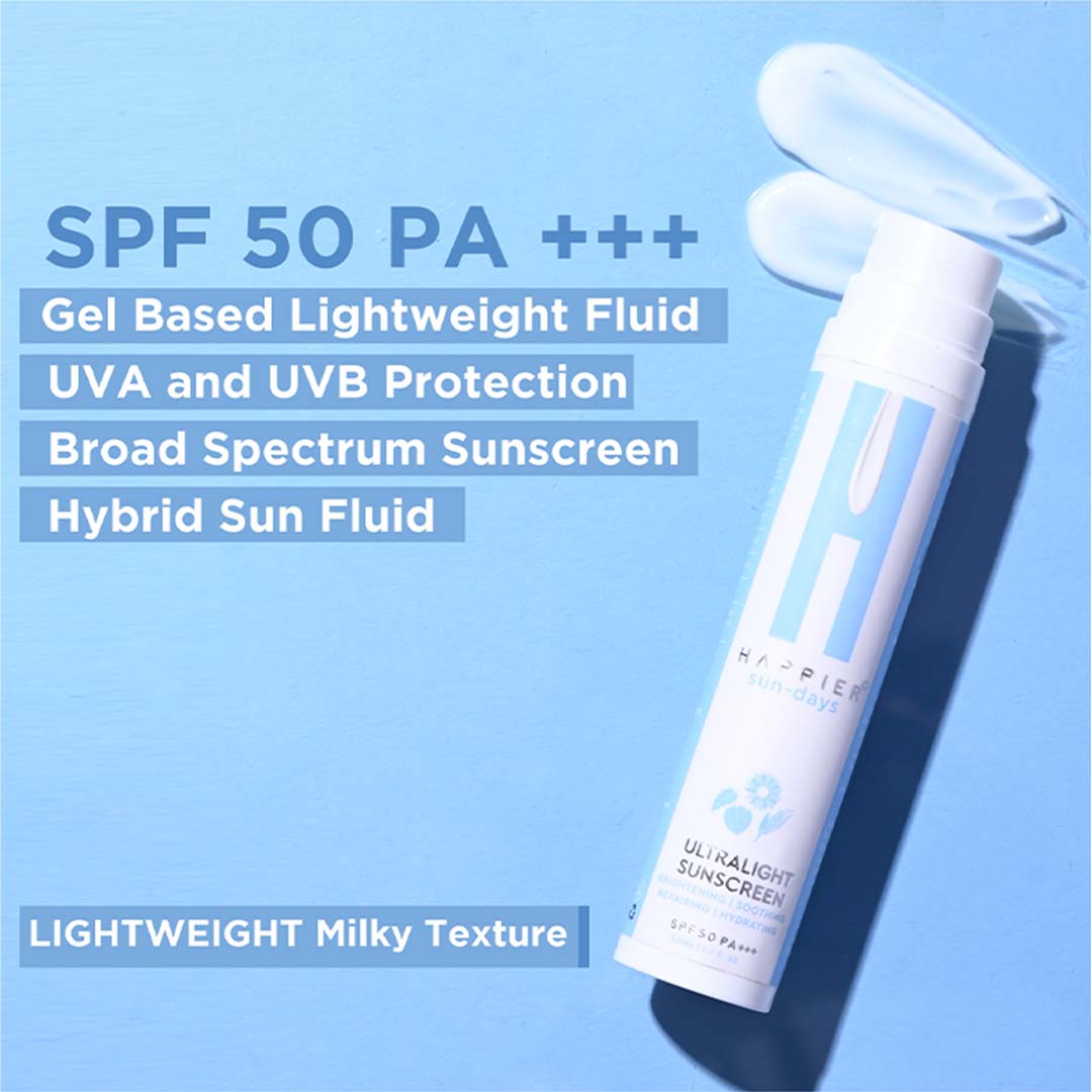 Happier Ultralight Sunscreen Gel SPF 50 PA++++