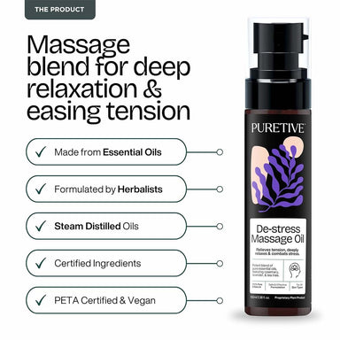 Vanity Wagon | Buy Puretive De-Stress Massage Oil