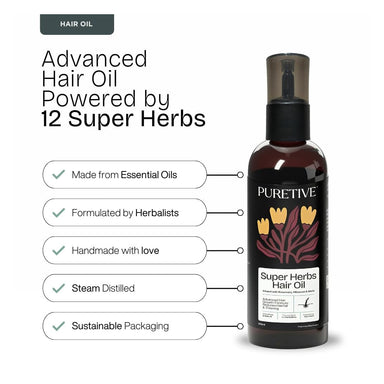 Vanity Wagon | Buy Puretive Super Herbs Advanced Hair Oil