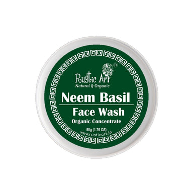 Vanity Wagon | Buy Rustic Art Neem Basil Face Wash Concentrate