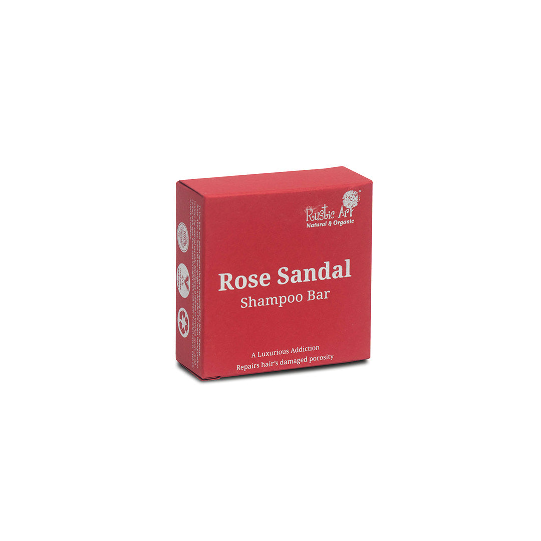 Vanity Wagon | Buy Rustic Art  Rose Sandal Hair Cleansing Bar (Shampoo Bar)
