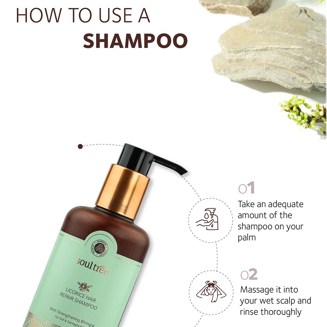 Vanity Wagon | Buy SoulTree Licorice Hair Repair Shampoo with Bhringraj