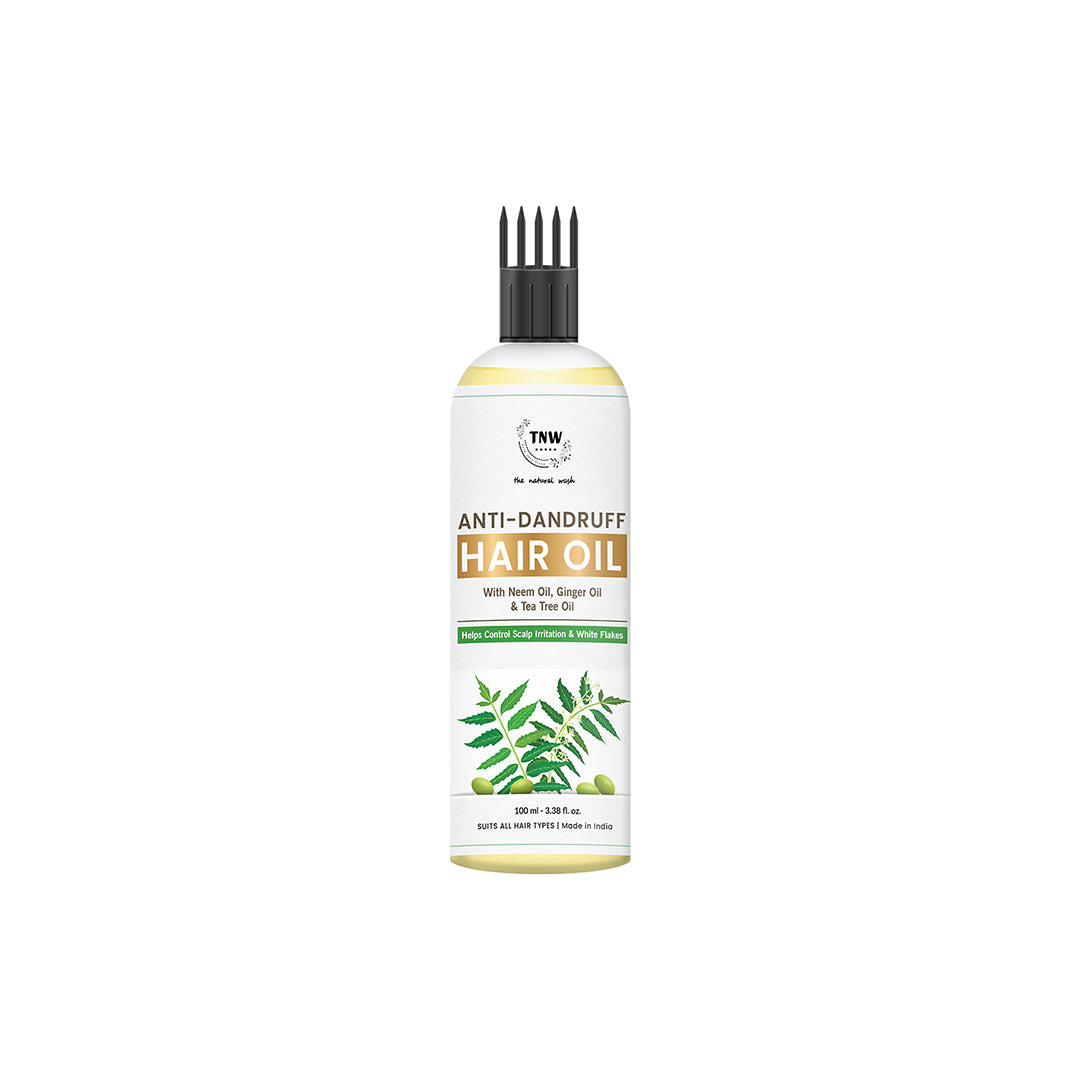 TNW-The Natural Wash Anti-Dandruff Hair Oil with Neem, Ginger & Tea Tree