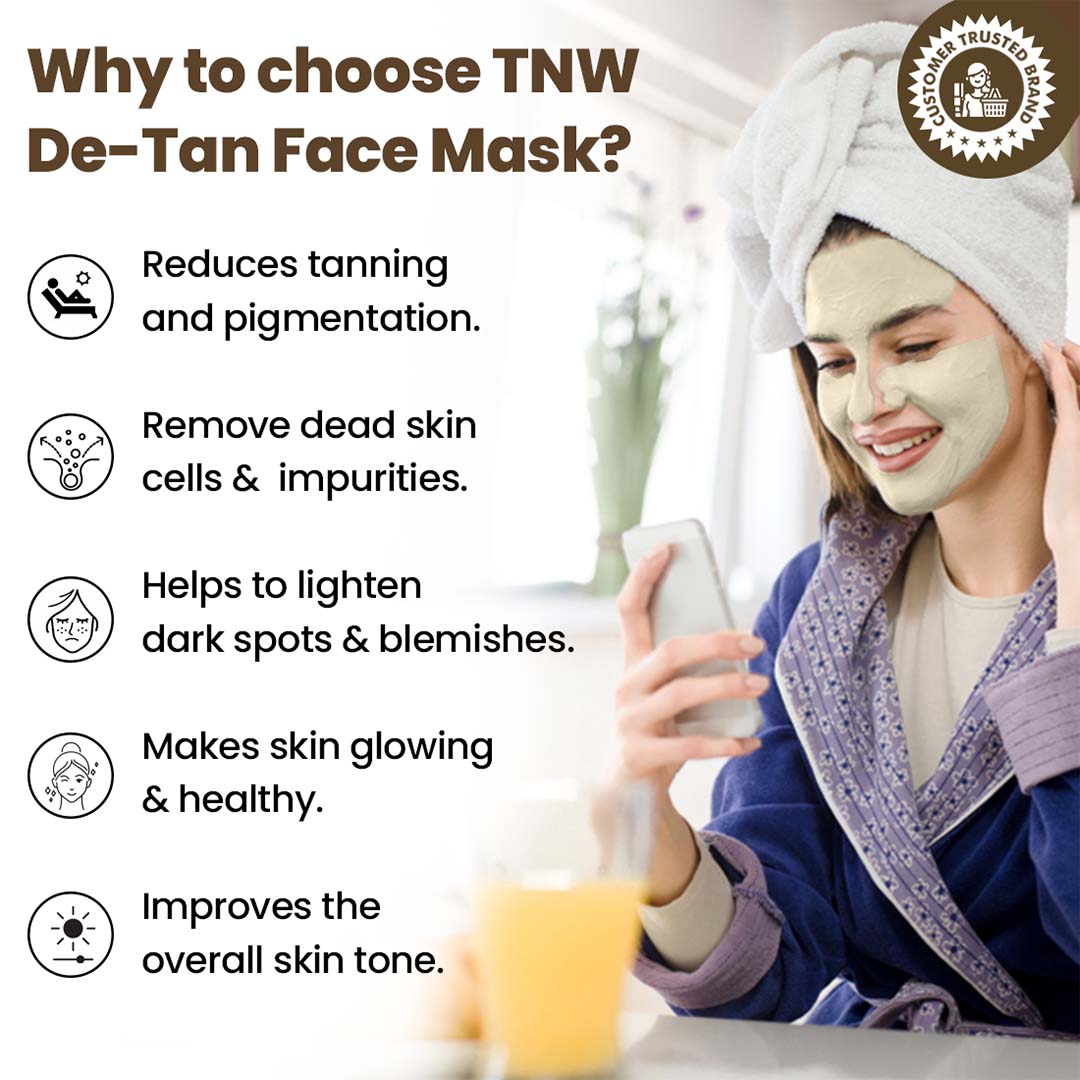 TNW-The Natural Wash De Tan Face Pack with Kojic Acid