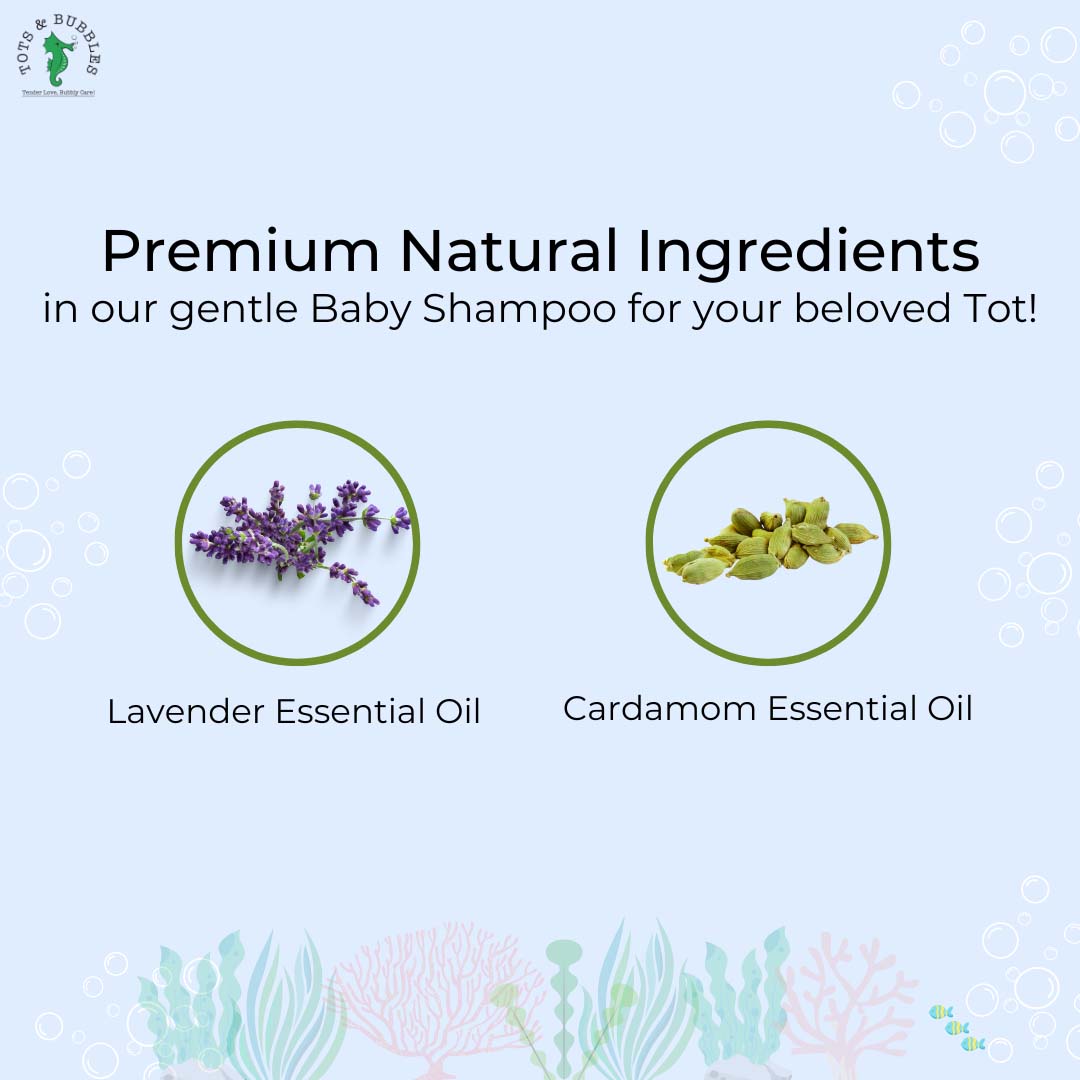 Vanity Wagon | Buy Tots & Bubbles Gentle Baby Shampoo with Cardamom & Lavender Oil