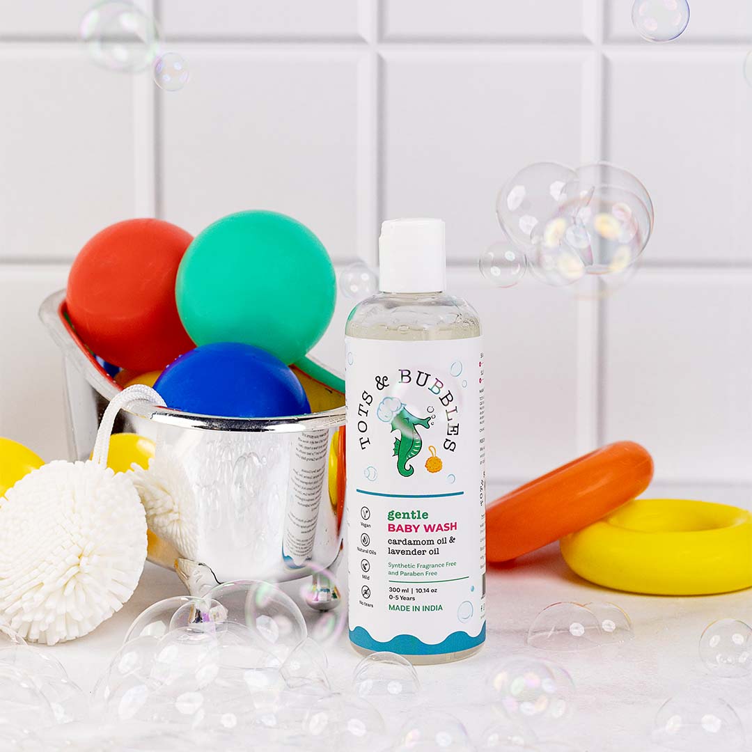 TOTS & BUBBLES Gentle Baby Wash with Cardamom & Lavender Oil