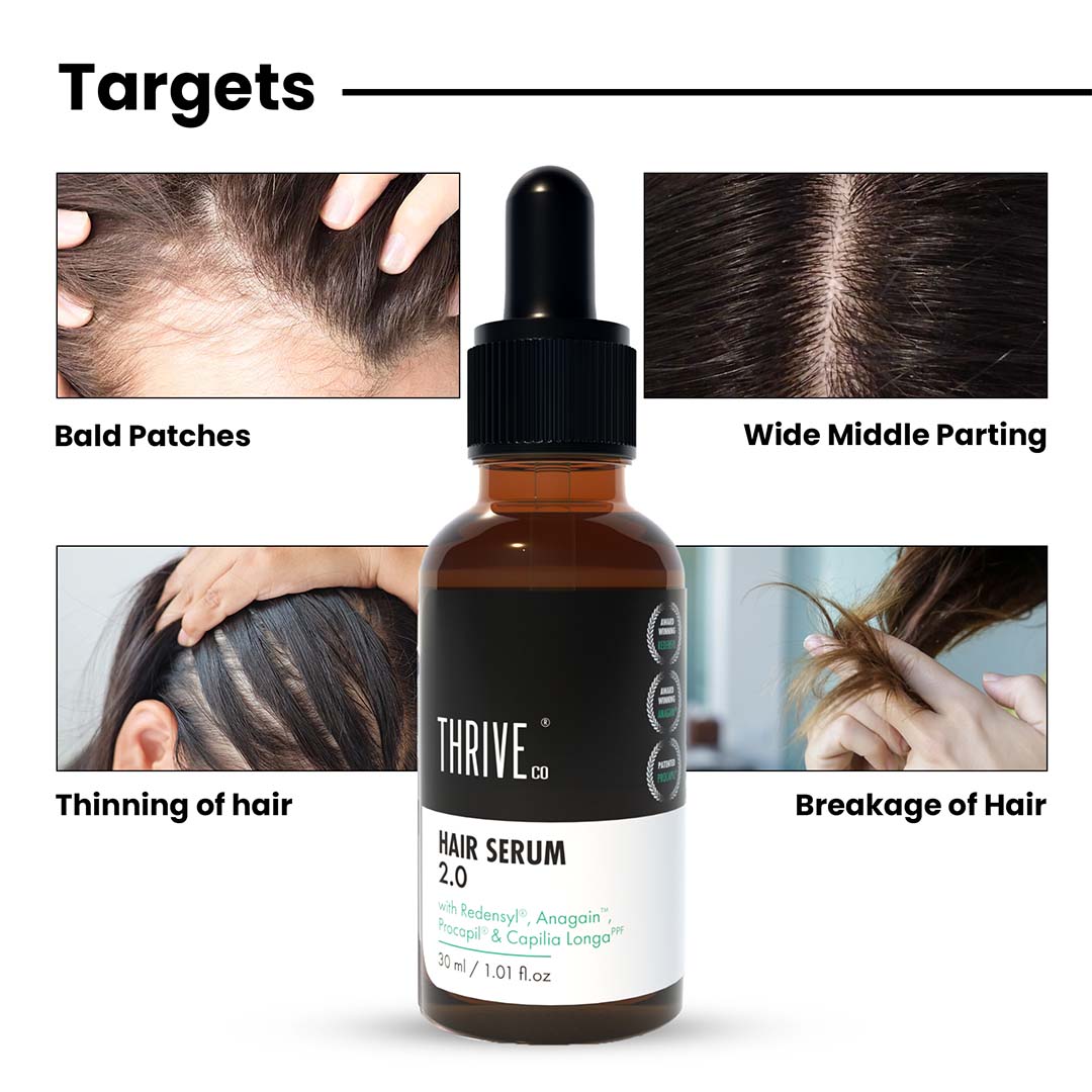 ThriveCo Hair Serum 2.0 with Redensyl, Anagain & Procapil